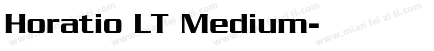 Horatio LT Medium字体转换